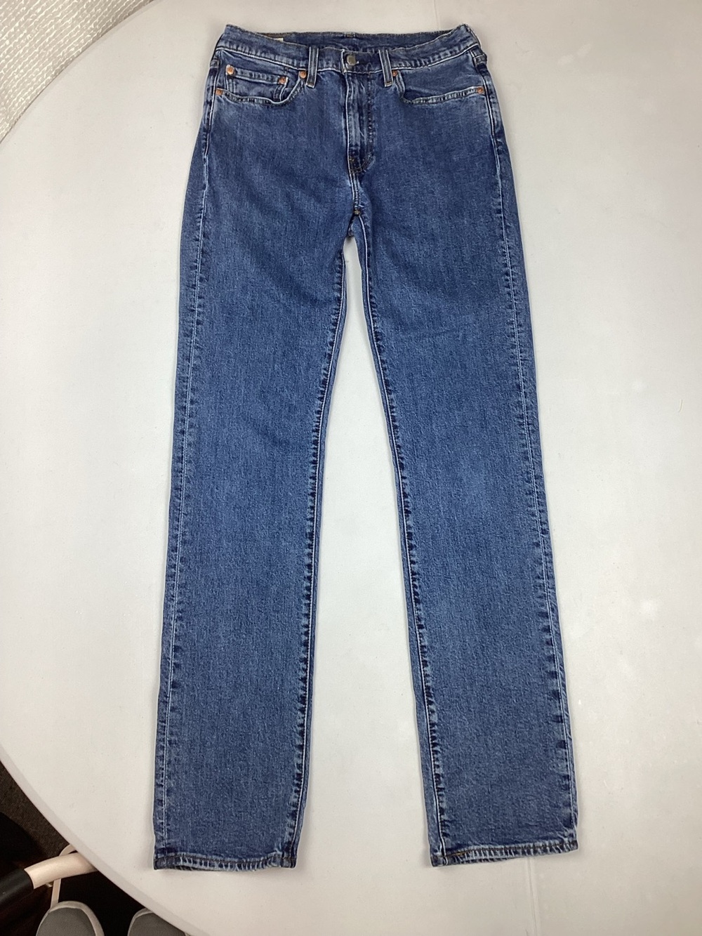 Levi’s 514 Medium Wash Men’s Straight Leg Jeans 30 X 34 Fair Condition